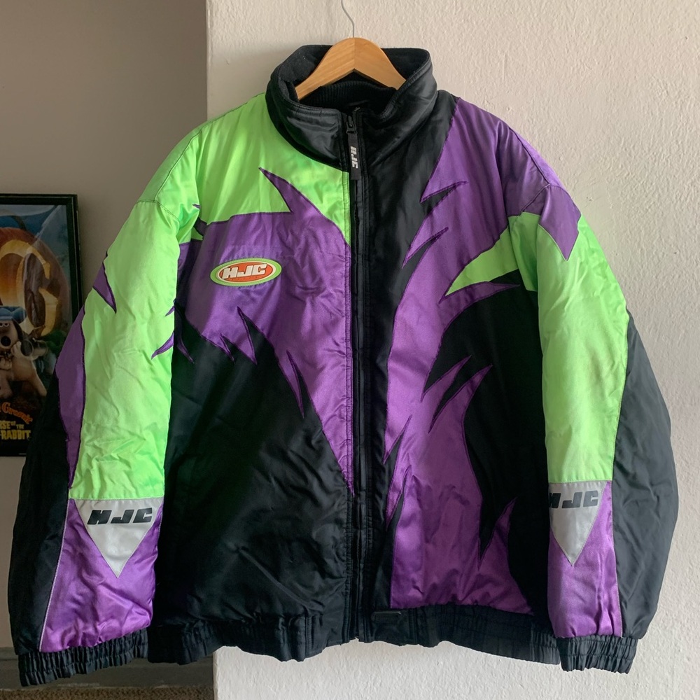 HJC Vibrant Jacket with Neon Accents